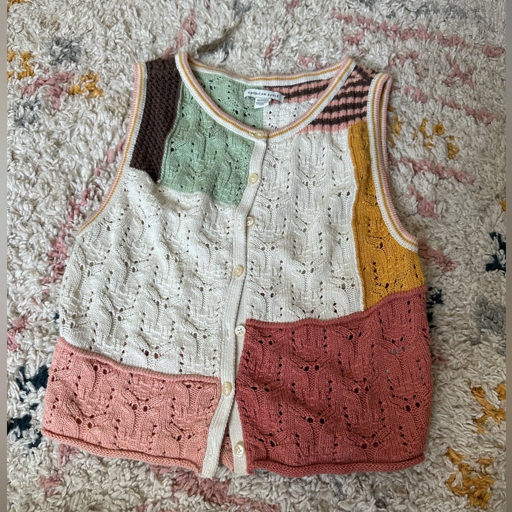 American eagle sweater vest